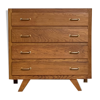 Vintage dresser in oak foot compass