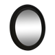 Miroir ovale bois doré 45x50cm