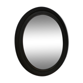 Mirror oval wood Golden 45x50cm