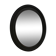 Miroir ovale bois doré 45x50cm