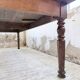 Solid oak table 1900 drapery style XL 250cm