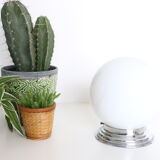 Opaline platyin ball on stainless base