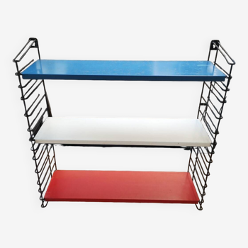 Étagère murale Tomado Holland vintage string bleu, blanc, rouge