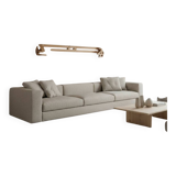 Vincent Gonzalez: sculpted curved wood wall light, 1970s design