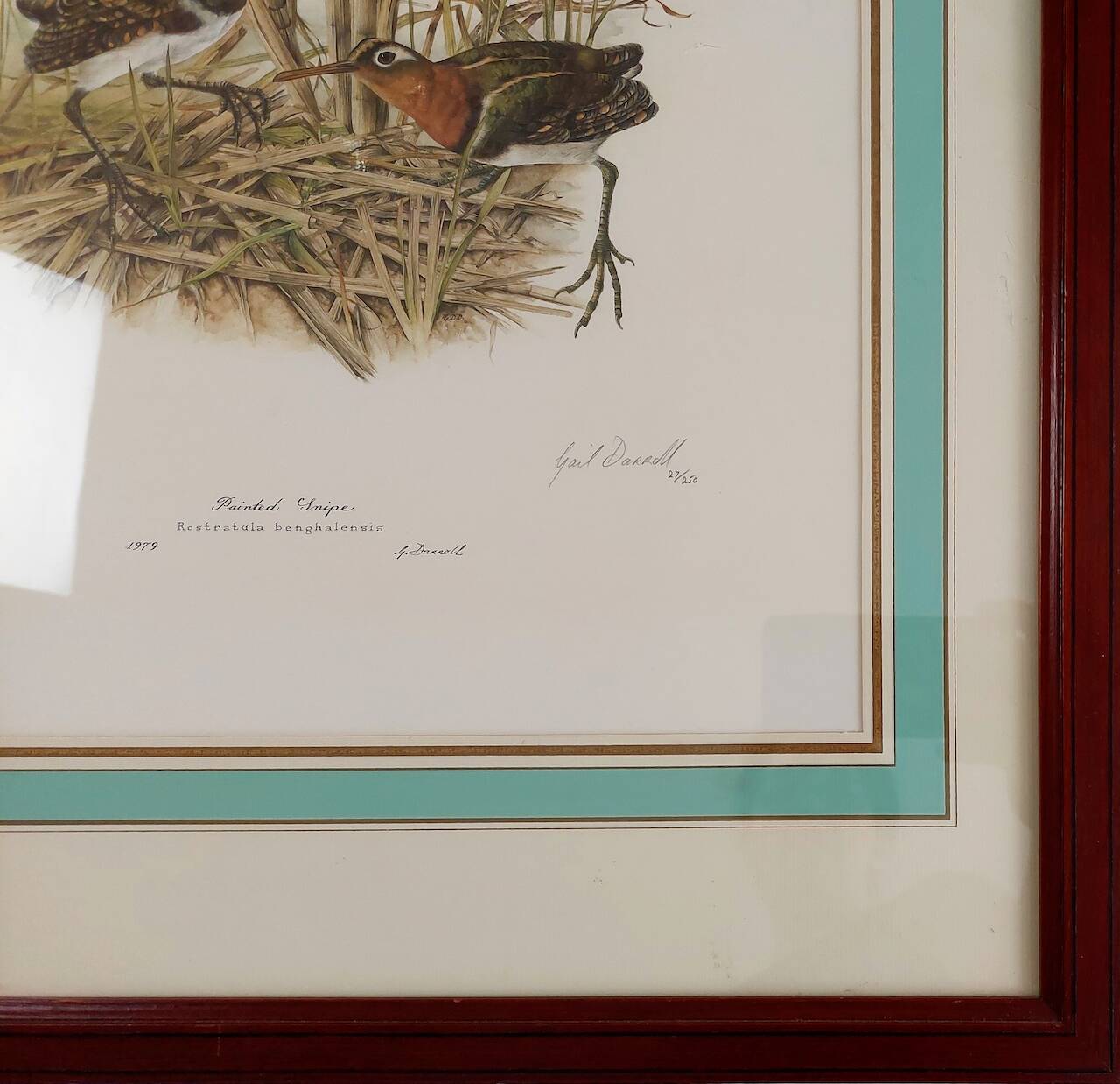 Pair of original lithographs signed in pencil by Gail Denise Darroll