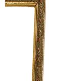 Oil on paper, wooden frame, glass