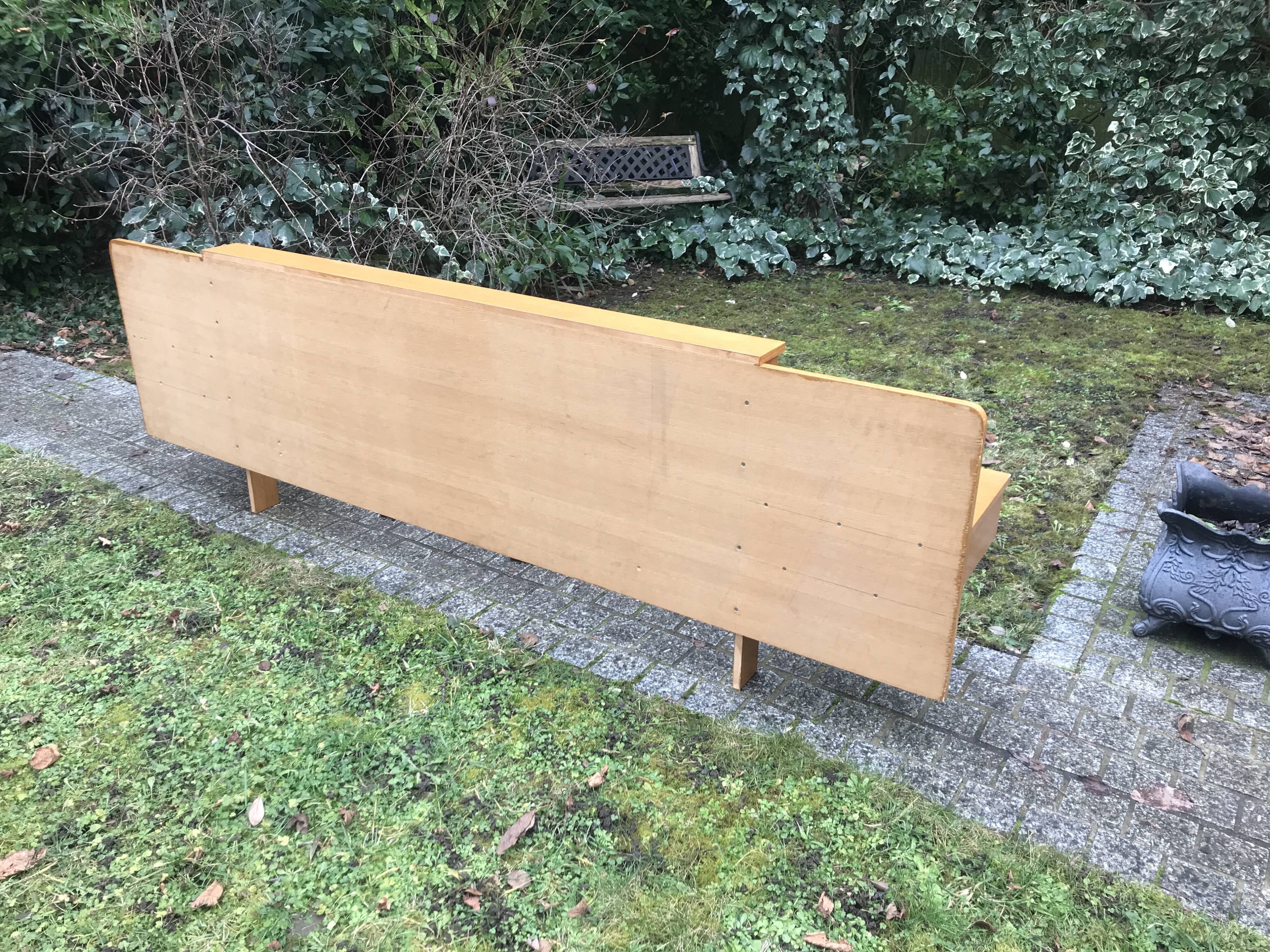Headboard with bedside suspended 1960 vintage