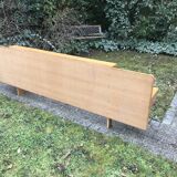 Headboard with bedside suspended 1960 vintage