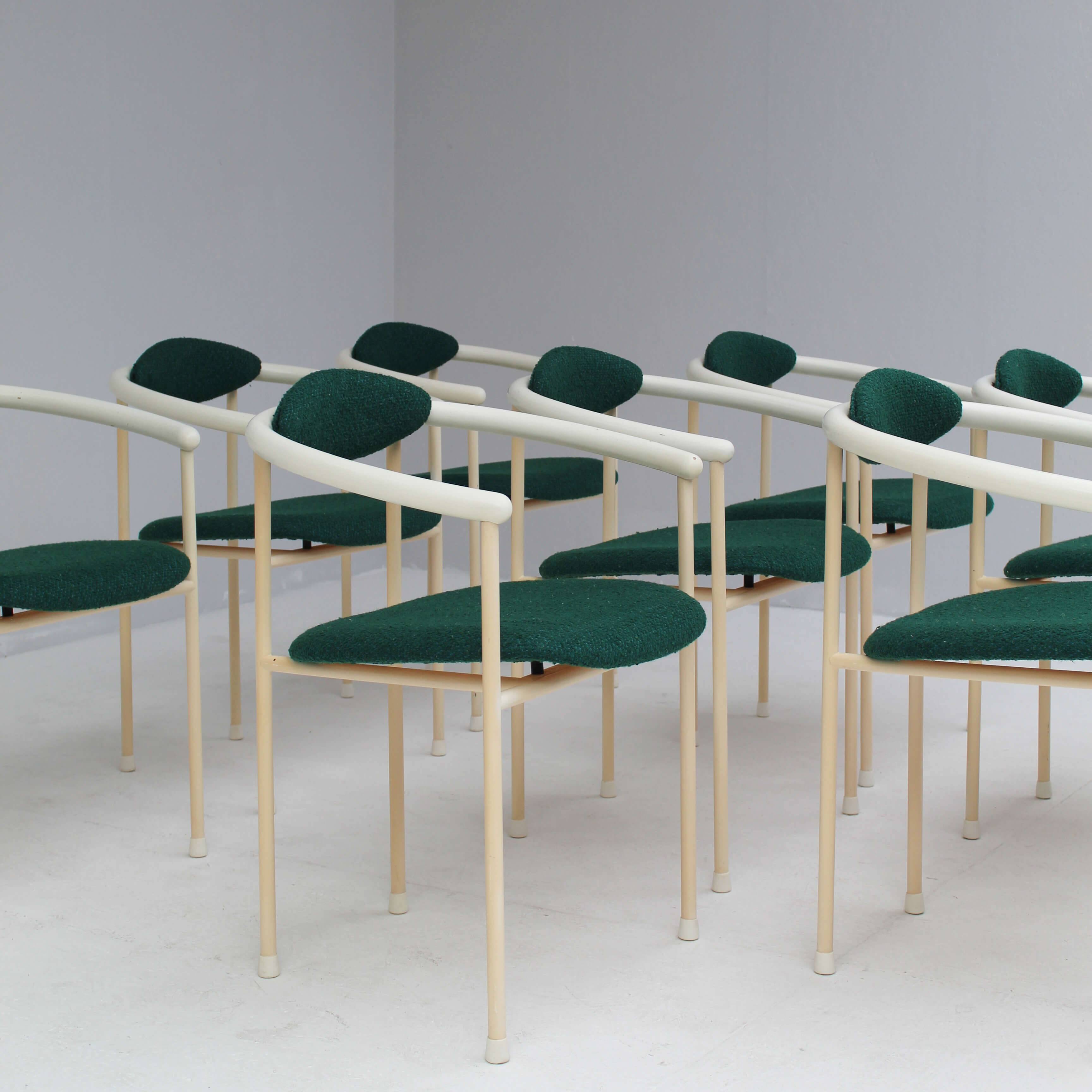 Set Italian dining chairs