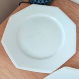 3 large plates limoges france
