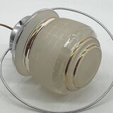 Art Deco chandelier / light fixture / pendant light, vintage, chrome