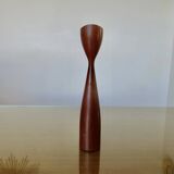 Scandinavian teak candle holder, 60s-70s, Denmark