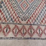 Hand-woven multicolored margoum rugs, 106x58 cm