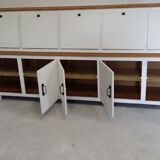 Old wooden workshop furniture