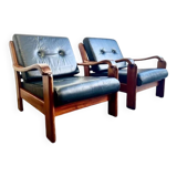 Ensemble de 2 fauteuils vintage