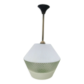 Vintage glass hanging lamp