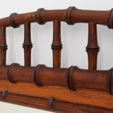 Antique 19th century faux bamboo mirror in wood, France