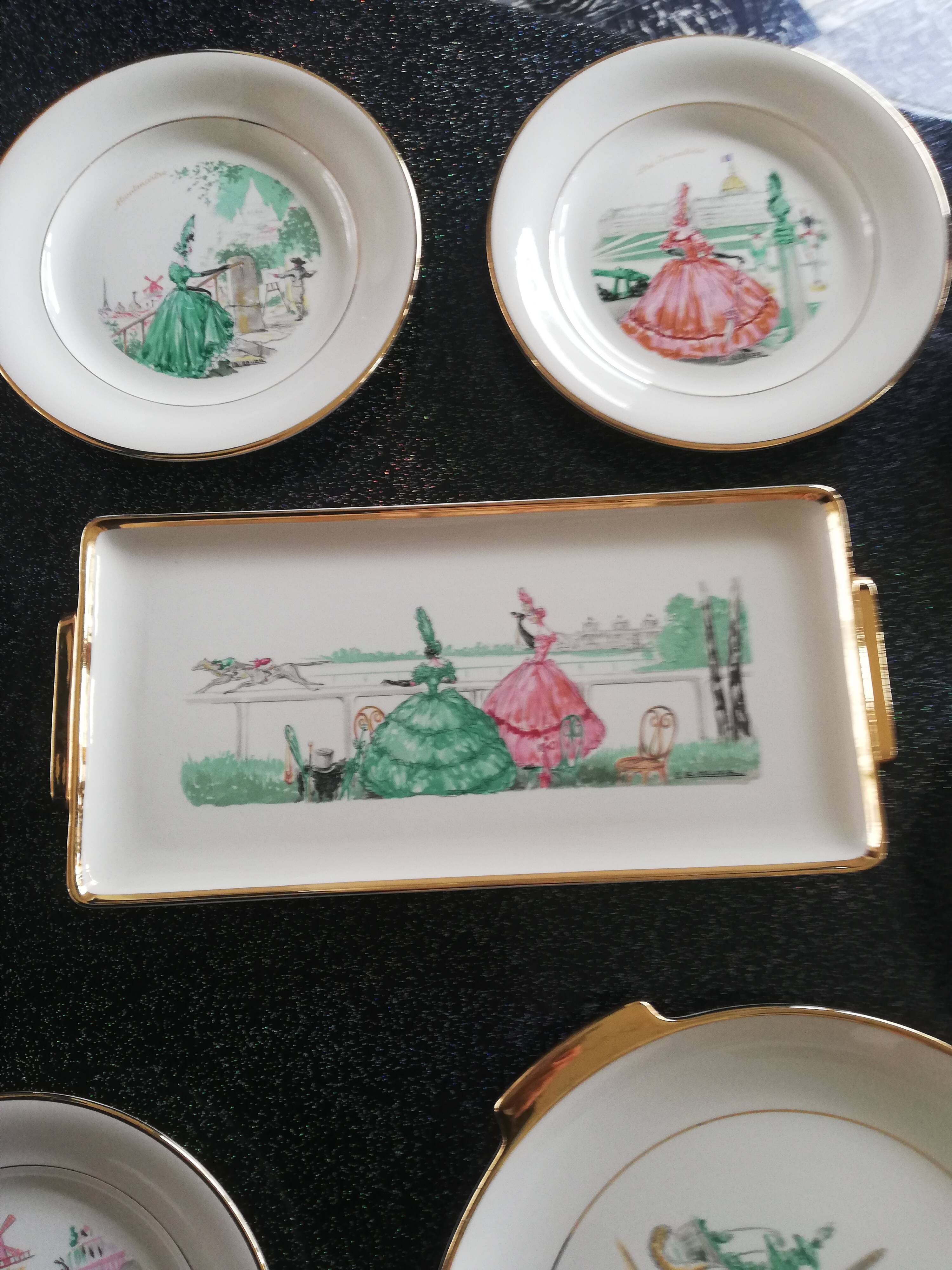 Service to dessert villeroy and boch "Promenade à Paris"