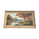 Deer by the river