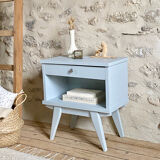 Compass leg bedside table