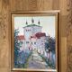 Old painting Oil on cardboard dimensions: height - 59 cm - width - 49 cm -