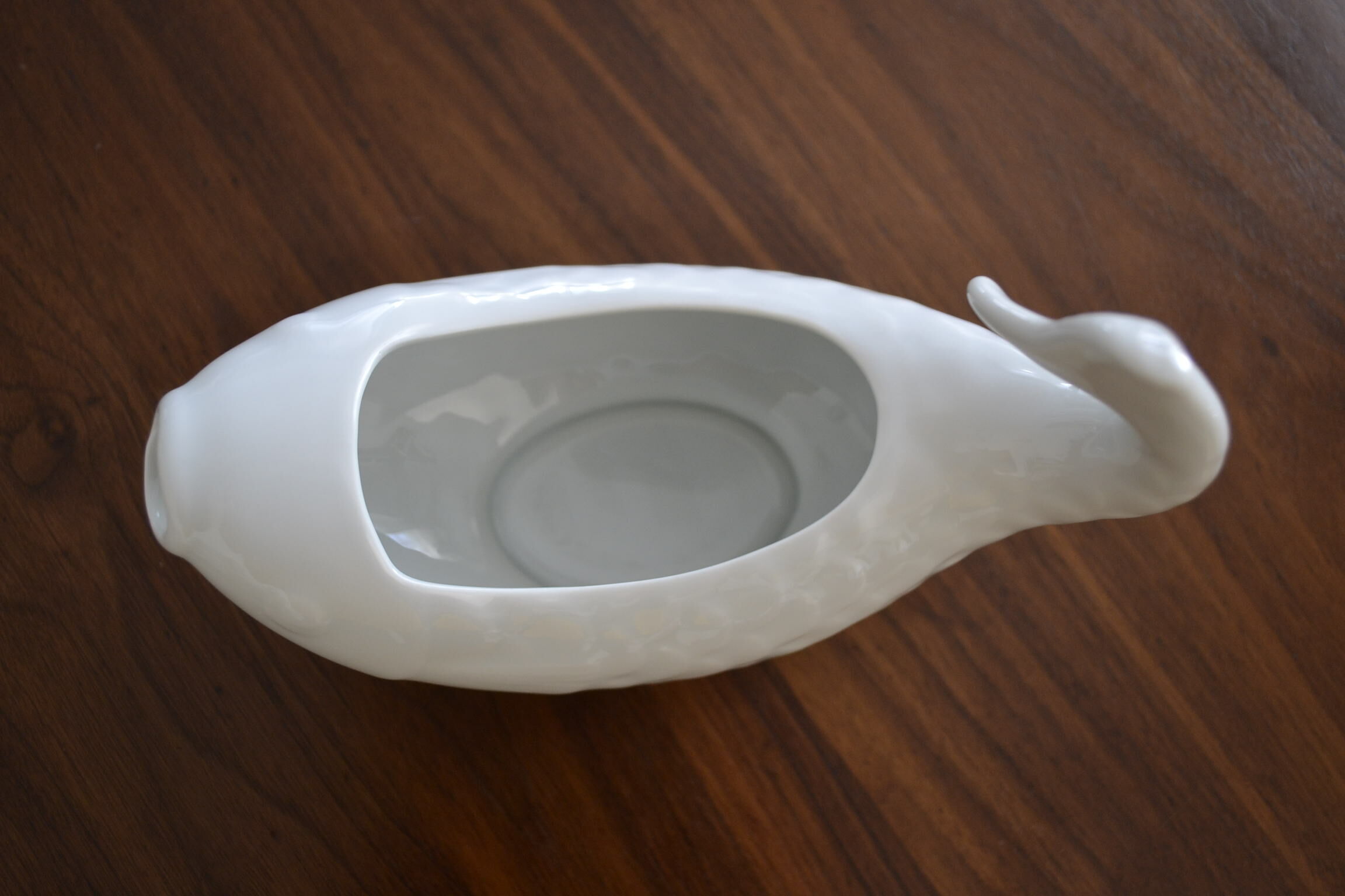 White porcelain fish