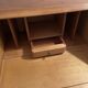 Secretary with a burr elm finish — English manufacture Rosjohn