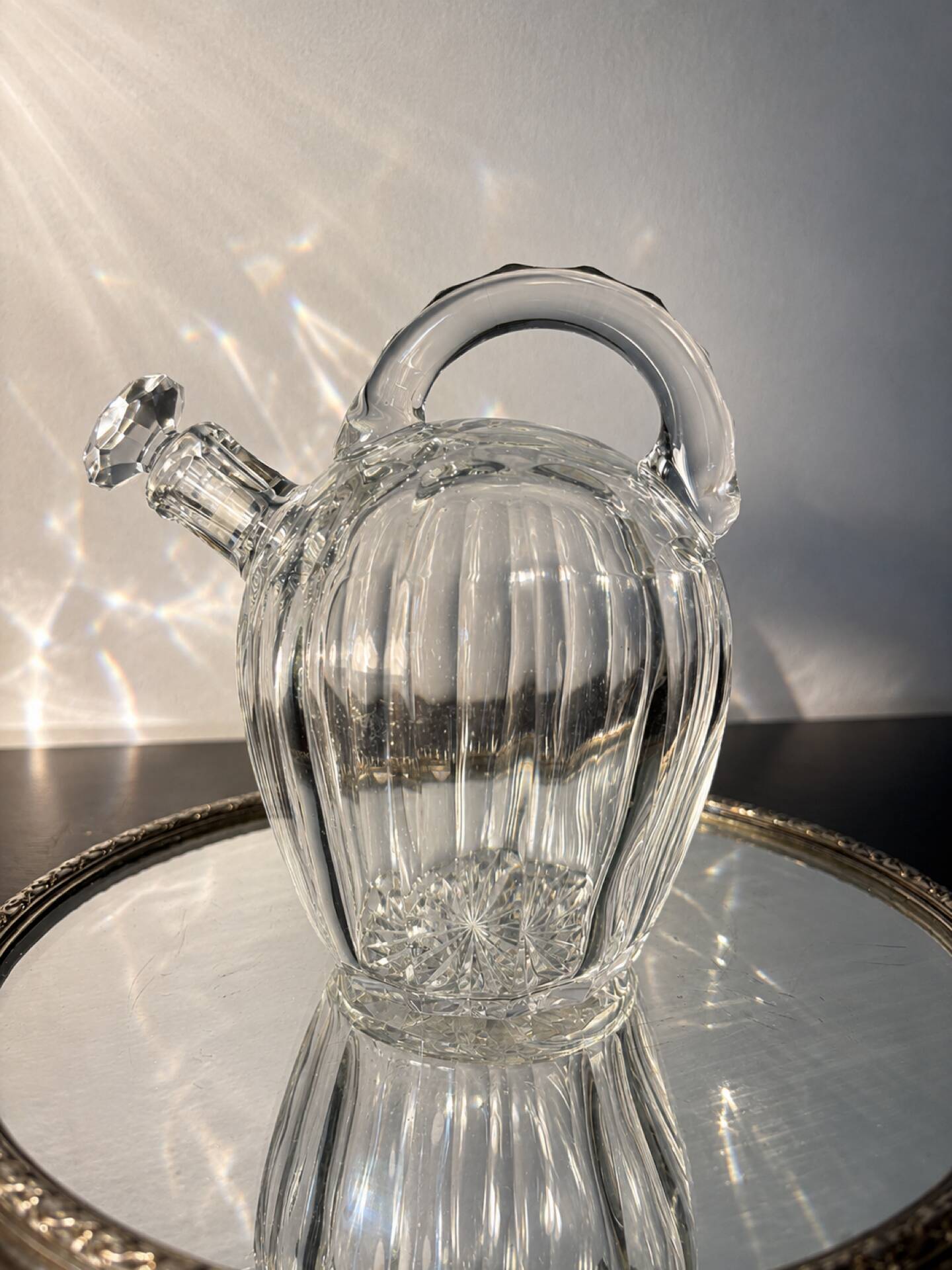 Carafe en cristal Saint Louis début 20eme