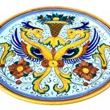 Déruta ceramic plate (Italy) Raphaelesque decoration