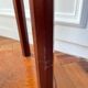 Pair of Art Deco bedside tables made of cedar magnifying glass