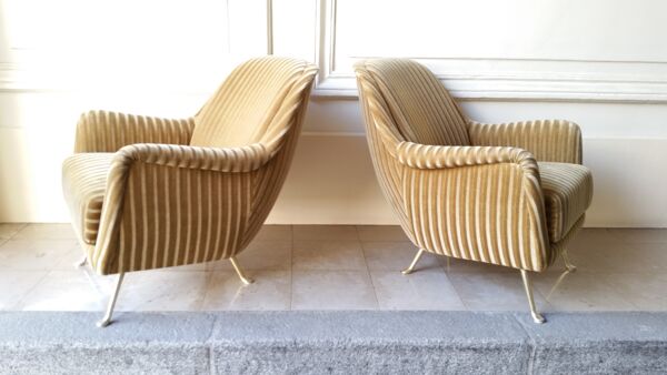 Fauteuil egg design, Italien vintage