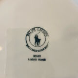 Lot of 6 Limoges plates and Ralph Lauren model Megan.