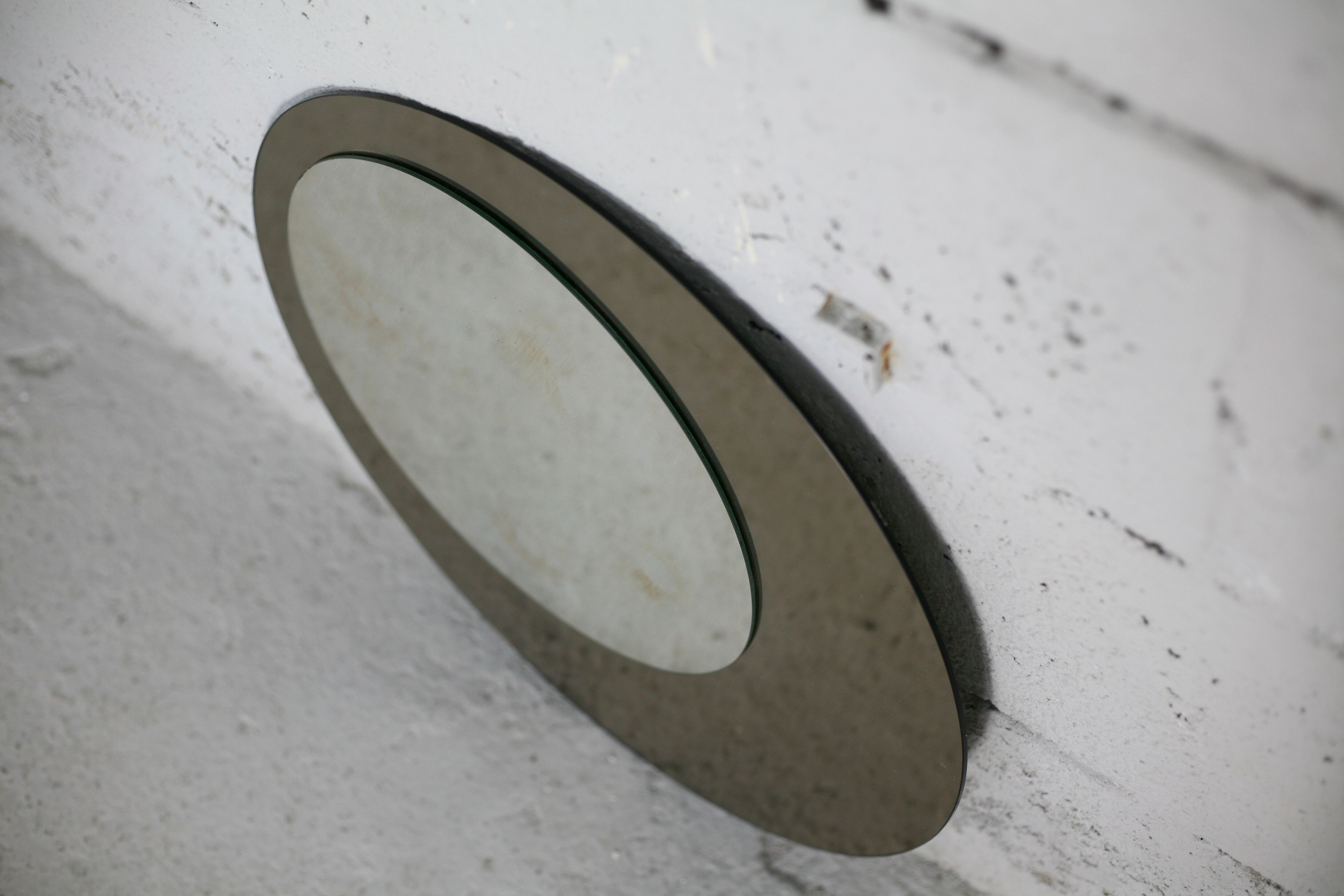 Pair of "kinetic" mirrors, France, circa 1970