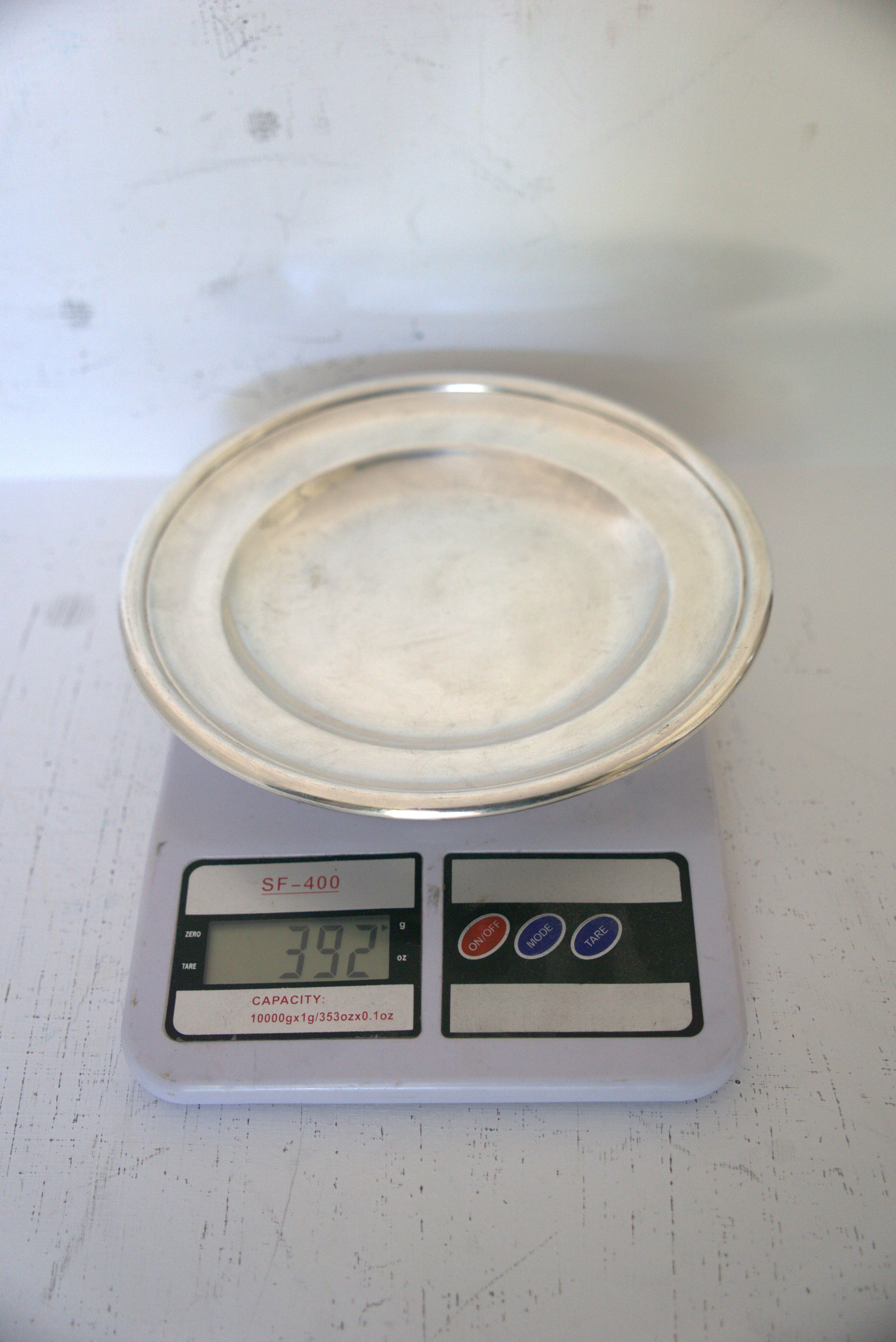 Set of silver-plated serving dishes