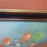 Peinture  fleurs dans un vase