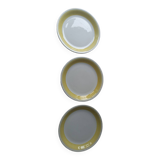 Plats Fenal Badonviller jaune et blanc des années 20