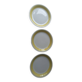 Plats Fenal Badonviller jaune et blanc des années 20