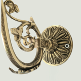 Louis XVI style wall sconce - Chiseled bronze and opaline glass