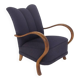 Scandinavian armchair in elm, Swedish Modern, Sweden, 1940
