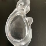 Empty frosted crystal cat pocket