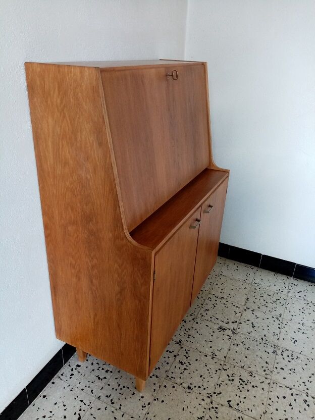 Vintage oak writing desk