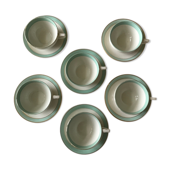 6 cups and under "Ceranord" tea cups