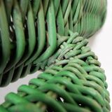 Hand-woven rattan "Saguaro" cactus sculpture 1970 - H:152cm