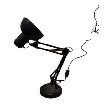 Vintage articulated black lamp