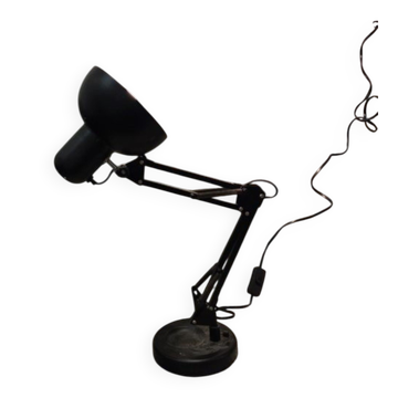 Vintage articulated black lamp