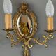 Pair of Louis XV Style Mirror Wall Sconces, 20th Century