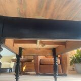 Old round coffee table