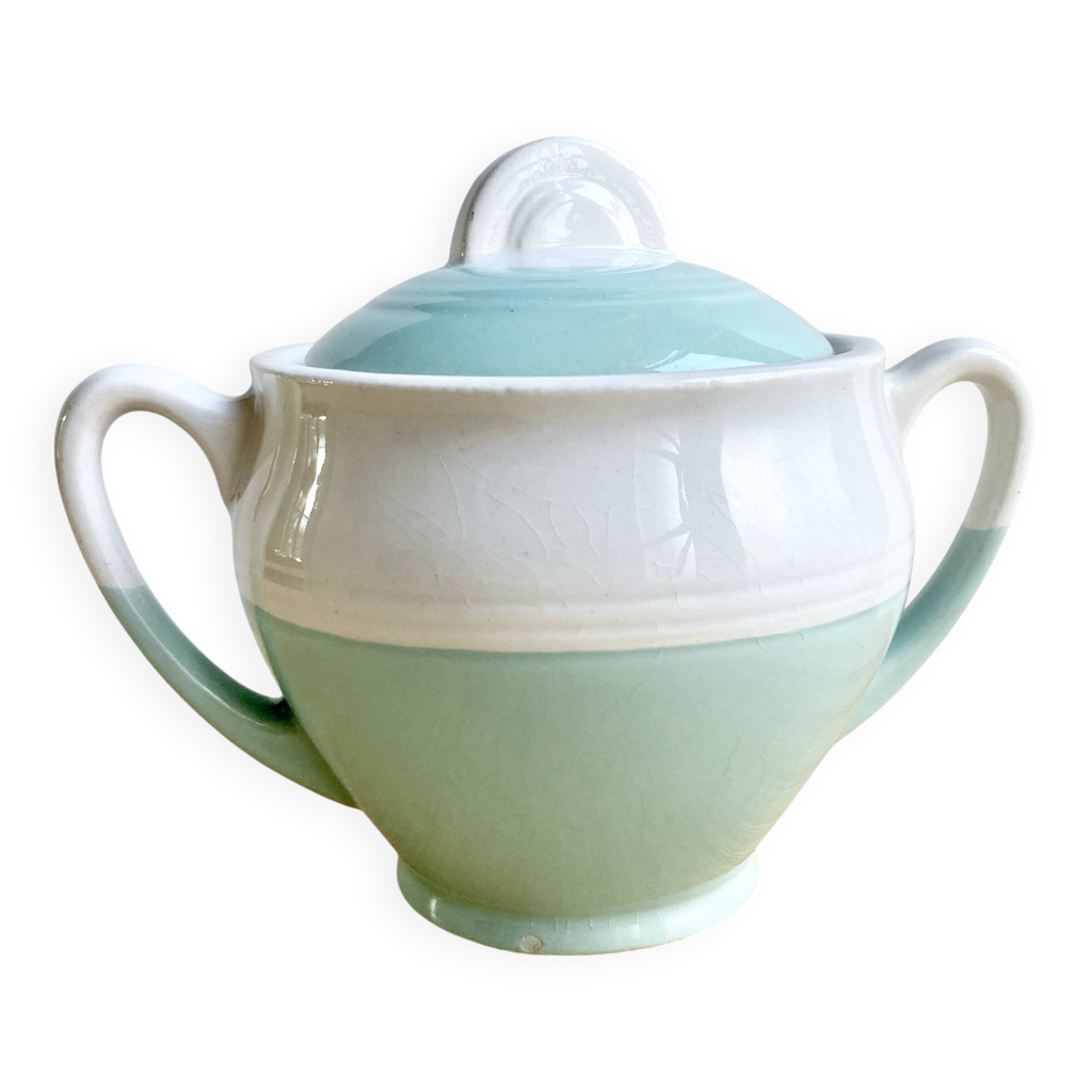 Théière Et Sucrier St Amandinoise – Art Déco – Années 30 – Made In France – Céramique