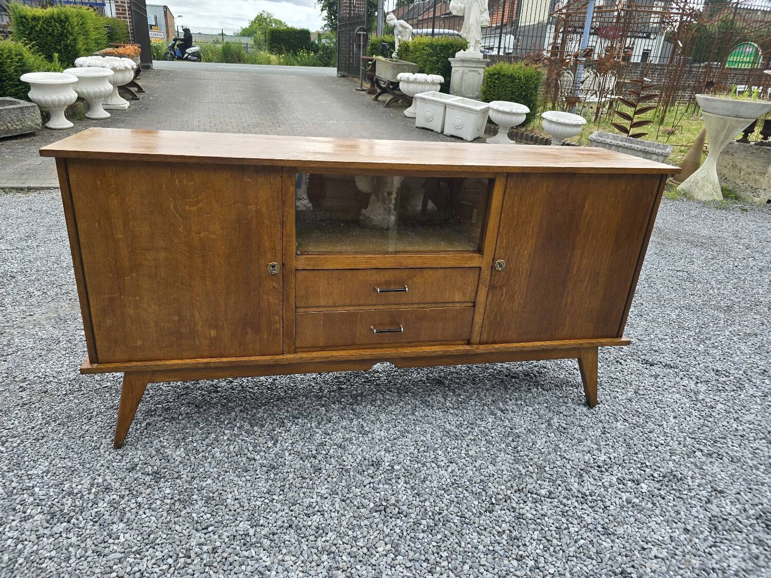 Vintage oak sideboard from the 60s