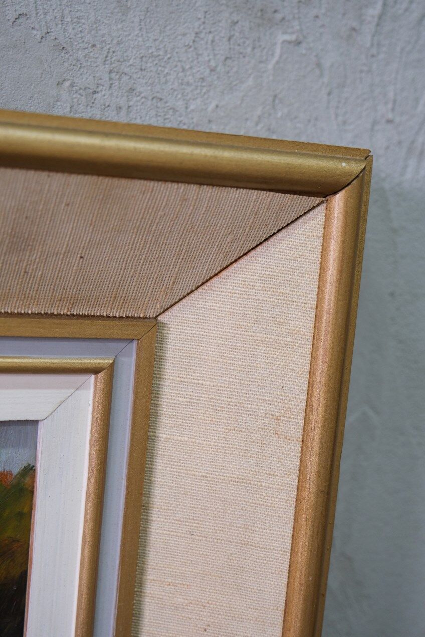 Swedish modern oil painting, 1956 Osvald Schalin (1897-1975)